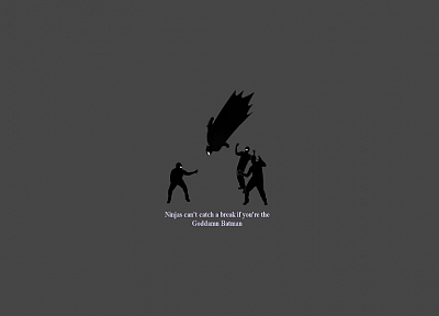 Goddamn Batman, ninjas cant catch you if - related desktop wallpaper