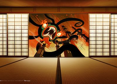 Cartoon Network, Samurai Jack, Aku - random desktop wallpaper
