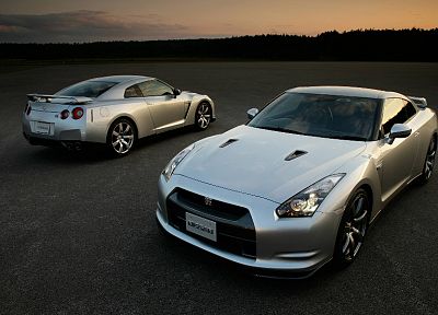 cars, Nissan, vehicles, Nissan Skyline GT-R, Nissan GT-R R35 - desktop wallpaper