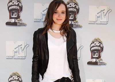 women, Ellen Page - duplicate desktop wallpaper