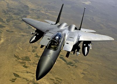 aircraft, planes, F-15 Eagle - desktop wallpaper