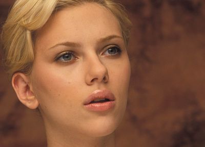 blondes, women, Scarlett Johansson, actress, faces, portraits - desktop wallpaper