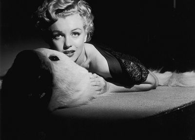 Marilyn Monroe, grayscale, monochrome - related desktop wallpaper