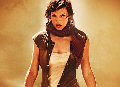 women, movies, actress, Resident Evil, Milla Jovovich - duplicate desktop wallpaper