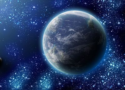 outer space, stars, planets, Earth, the universe, journey - random desktop wallpaper
