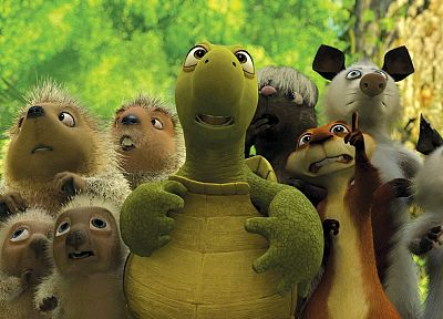 animals, animation, Over the Hedge - related desktop wallpaper