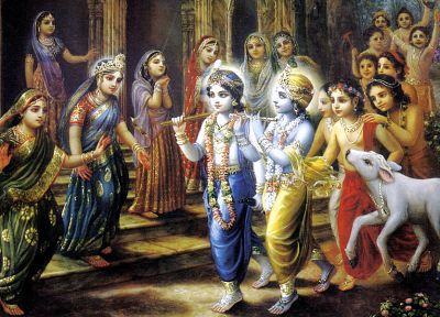 Krishna, Hinduism, diety, mythology - desktop wallpaper