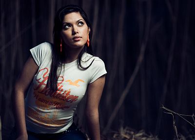 women, t-shirts, Alejandra lopez - duplicate desktop wallpaper