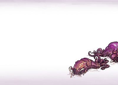 Zerg, concept art, artwork, StarCraft II, Larva - desktop wallpaper