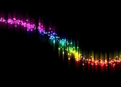 abstract, multicolor, black background - related desktop wallpaper