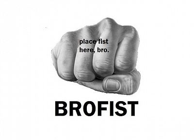 bro fist, white background - desktop wallpaper