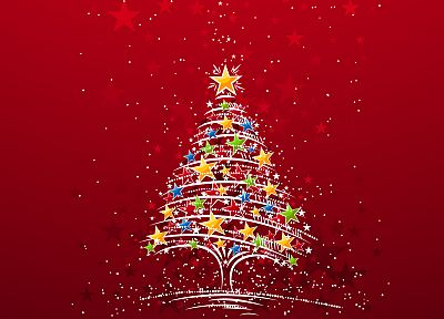 Christmas trees - related desktop wallpaper