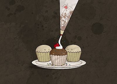 cupcakes - desktop wallpaper