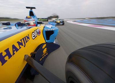 cars, sports, Formula One, vehicles, Renault - desktop wallpaper