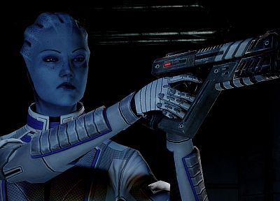 screenshots, Mass Effect 2, Liara TSoni - duplicate desktop wallpaper
