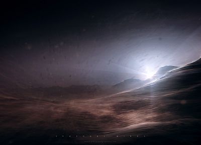sunlight, artwork, alien landscapes, Greg Martin - desktop wallpaper