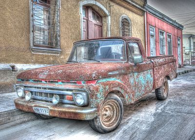 old, cars, vehicles, HDR photography - random desktop wallpaper