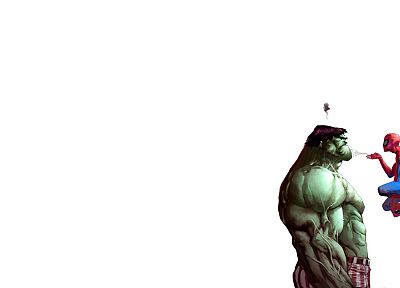 Hulk (comic character), comics, Spider-Man, Marvel Comics - desktop wallpaper