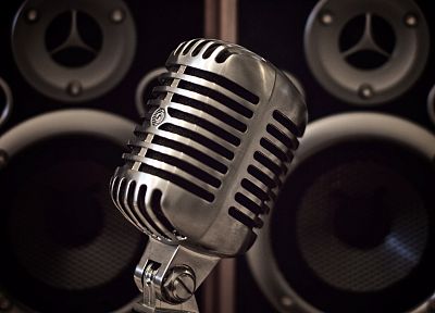 microphones - desktop wallpaper