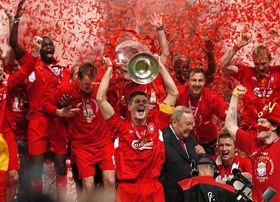 sports, Liverpool FC, Steven Gerrard - random desktop wallpaper
