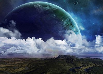 planets, the universe, journey - desktop wallpaper