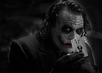movies, The Joker, Heath Ledger, The Dark Knight - random desktop wallpaper
