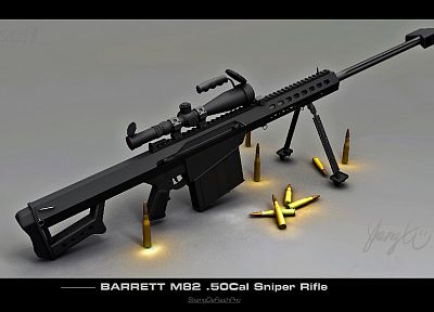 guns, weapons, sniper rifles, M82A1 - random desktop wallpaper