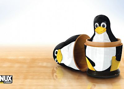 Linux, tux, penguins - desktop wallpaper