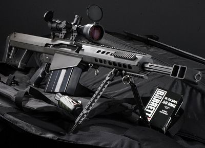guns, weapons, sniper rifles, M82A1, .50 cal - random desktop wallpaper