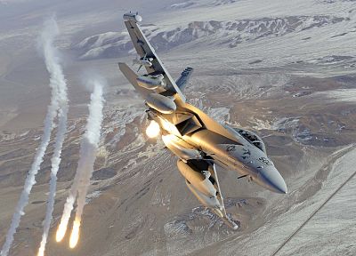 airplanes, Hornet aircraft, planes, F-18 Hornet, jet aircraft - random desktop wallpaper