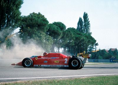 Ferrari, Formula One, Gilles Villeneuve - desktop wallpaper