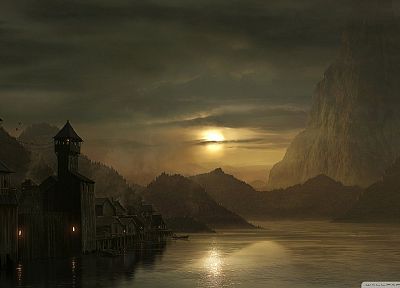 fantasy art, The Hobbit - related desktop wallpaper