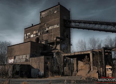 ruins, buildings, industrial plants, urbex ozk krakÃÂ³w - desktop wallpaper