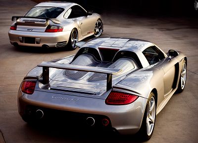cars, sports, vehicles, Porsche Carrera GT, Porsche 911 GT2, Porsche 911 (996) GT2 - desktop wallpaper