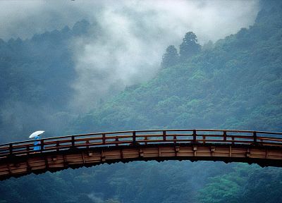 Japan, landscapes, Yamaguchi Prefecture, Kintai Bridge - desktop wallpaper