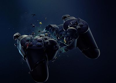 abstract, Sony, PlayStation, controller - related desktop wallpaper