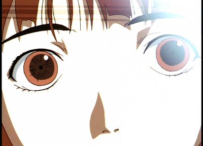 brunettes, Serial Experiments Lain, brown eyes, Iwakura Lain, anime, anime girls - desktop wallpaper