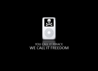 iPod, piracy - duplicate desktop wallpaper