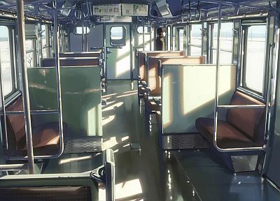 trains, Makoto Shinkai, 5 Centimeters Per Second, anime - random desktop wallpaper