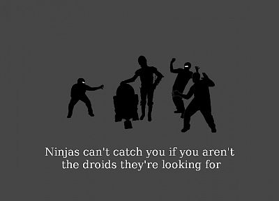 ninjas cant catch you if, R2D2 - random desktop wallpaper