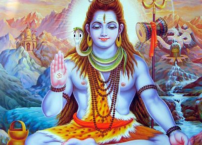 snakes, Hinduism, Shiva, meditation - desktop wallpaper