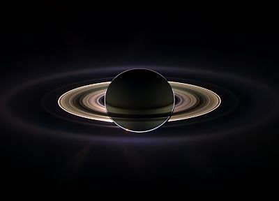 outer space, Saturn - desktop wallpaper