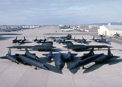aircraft, SR-71 Blackbird, United States Air Force, vehicles - random desktop wallpaper