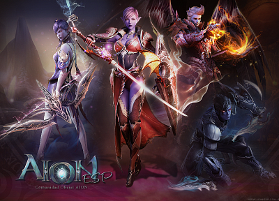 Aion, MMORPG, asmodian - desktop wallpaper