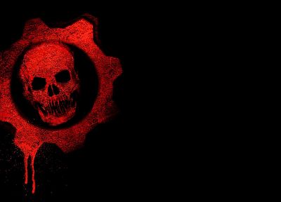 Gears of War, logos - desktop wallpaper