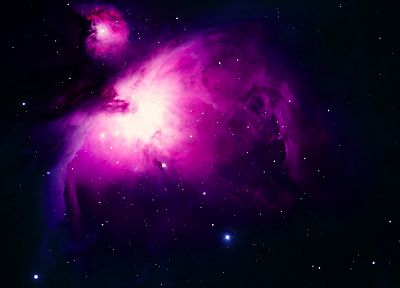 outer space, purple, nebulae - duplicate desktop wallpaper