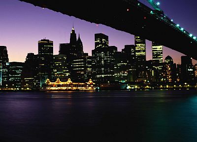 cityscapes, night, buildings - desktop wallpaper