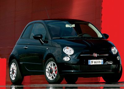 cars, Fiat, vehicles, Fiat 500, automotive - desktop wallpaper