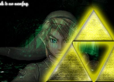Link, triforce, The Legend of Zelda - random desktop wallpaper