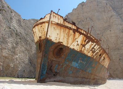 ruins, shipwrecks - desktop wallpaper